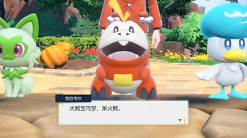 克拉韦尔
火鳄宝可梦，呆火鳄。