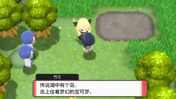 竹兰
传说湖中有个岛，
岛上住着梦幻的宝可梦。